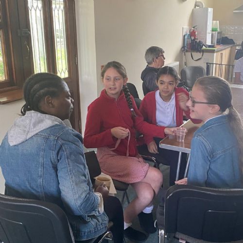 Year 6 helps out at the church