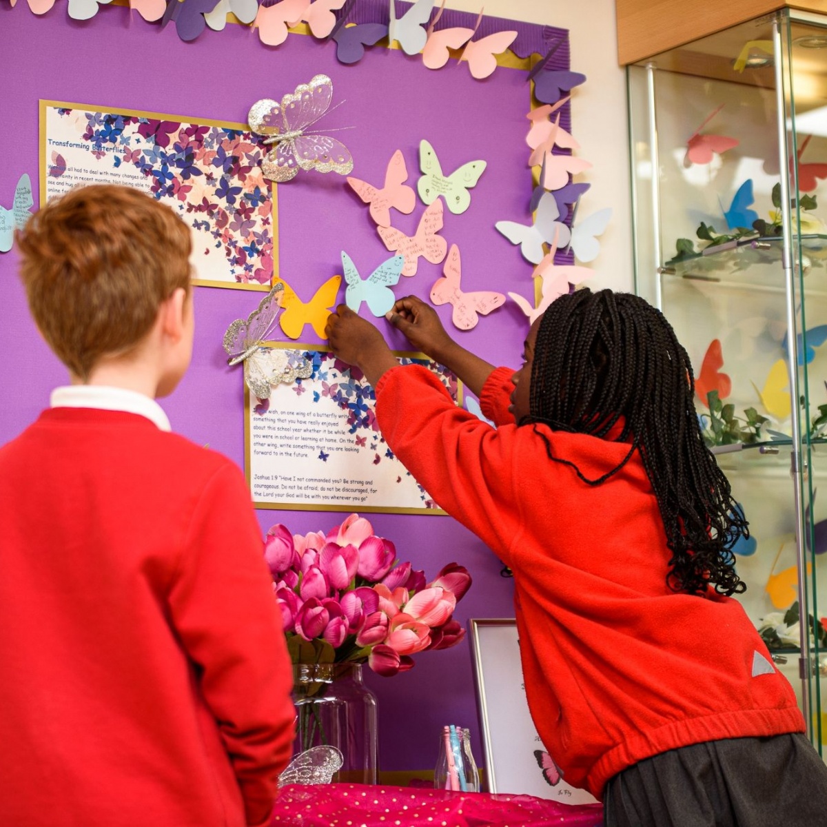 William Ford Junior School Our new prayer and reflection stations